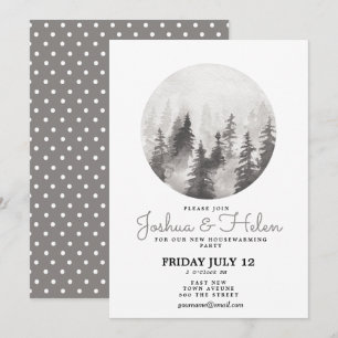 Convites casa nova nas montanhas