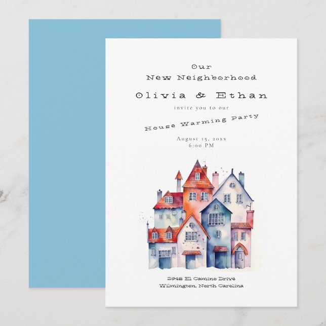 Convites Casa - Partido do Aquecimento da Casa (Frente/Verso)