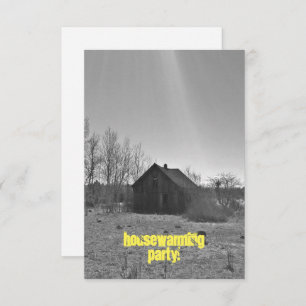 Convites Casa velha rústica do divertimento do partido do