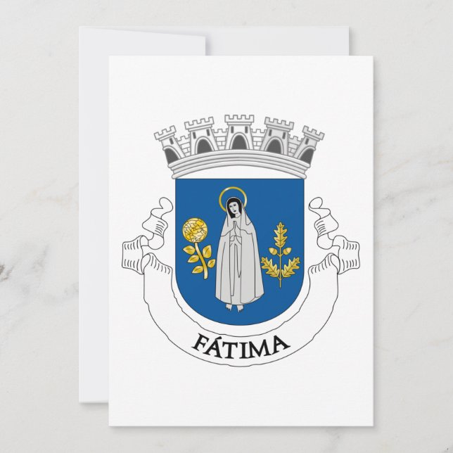 Convites Casaco de Armas de Fátima, Portugal (Frente)