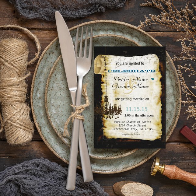 Convites Casado Renascentista Medieval Meu Melhor Casamento (Criador carregado)