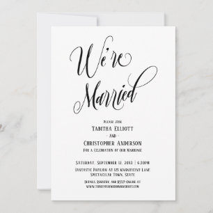 Convites Casados Elaboração Roteiro, Preto e Branco