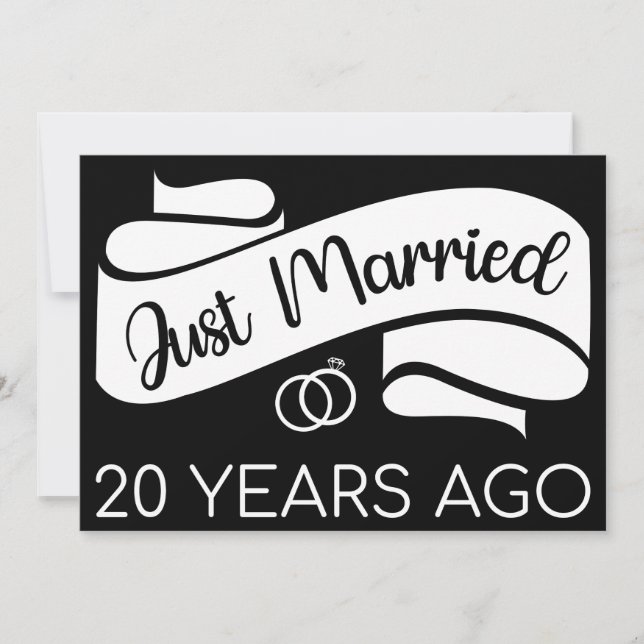 Convites Casados há apenas 20 anos V (Frente)