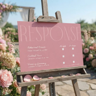 Convites Casados por fim Resposta para Casamento Moderno
