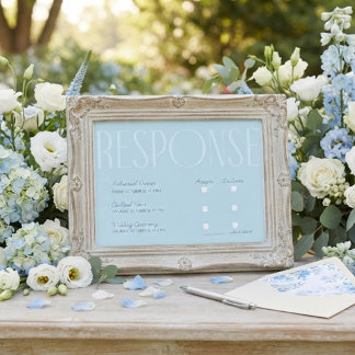 Convites Casados por fim Resposta para Casamento Moderno