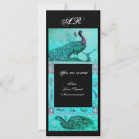 CASAIS AMOR PAVÕES MONOGRAMA azul preto
