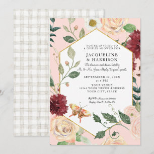 Convites Casais Chá D' D'Água Blush Coral