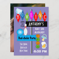 Casais Chá de fraldas Pai-quelante-Boliche Parte t