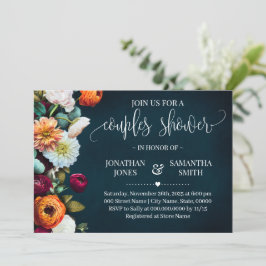 Convites Casais Chá Marinho Vinho Borgonha Bridal