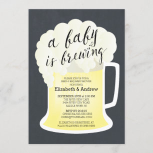 Convites Casais de Cute Criação de Bebês de Chá de fraldas