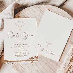 Convites Casais de rodeio russo do oeste