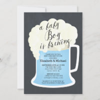 Casais Lindos Chás de Bebê Menino Cerveja de Bebê