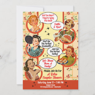 Convites Casais para dona de casa Chá 2