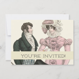 Convites Casal Antigo Casamento 1823 Homem Mulher Moda