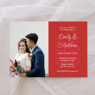 Convites Casal chinês foto de casamento nó de amor duplo xi