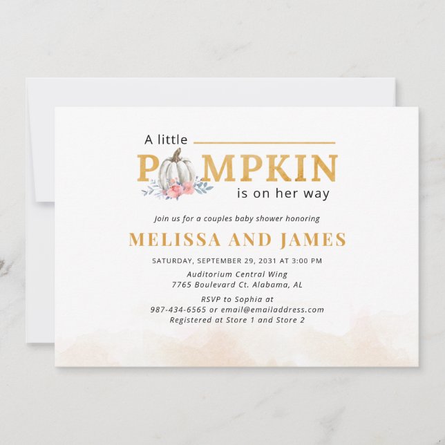 Convites Casal cor-de-rosa, cor-de-rosa, (Frente)