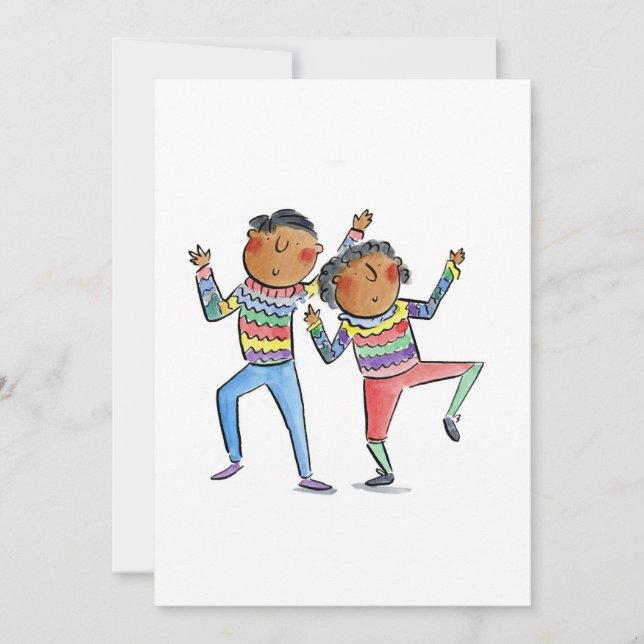 Convites Casal dançante (Frente)