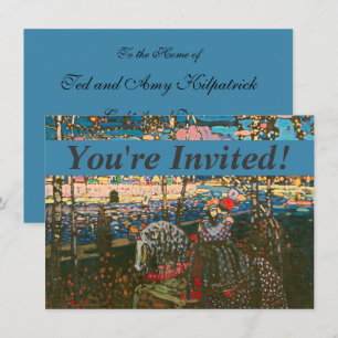 Convites Casal de Abstrato de Kandinski