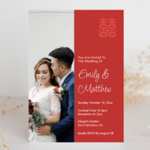Casal de casamento chinês, foto de amor, nó duplo 