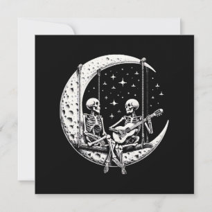 Convites Casal de Esqueletos Gaita Lunar