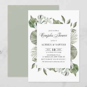 Convites Casal de Lily Summer Calla Calla Verde