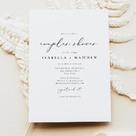 Convites CASAL Elegante de Script de Caligrafia EVELYN
