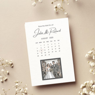 Convites Casal em Estilo de Desenho de Quadrinhos para Salv