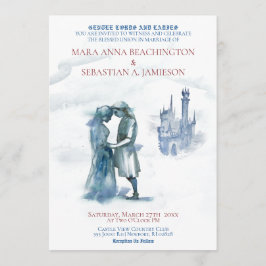 Convites *~* Casal Medieval no Castelo Enamorado Casamento