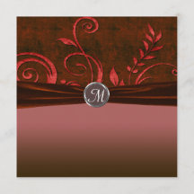 Casal Ruby & Vermelho Velvet Swirl