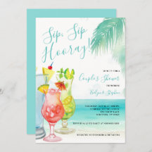 Casal Sip Sip Hooray Tropical Cocktails Chá