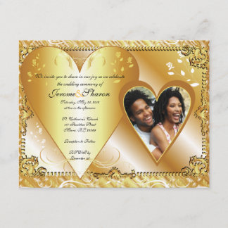 Convites casal, WeddingInvitTemplatePhoto5, &, nós invit…