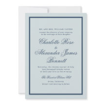 Casamento à Beira-Mar Azul Desbotado Roteiro Cláss