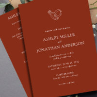 Casamento All-in-One de Elementos Simples Modernos