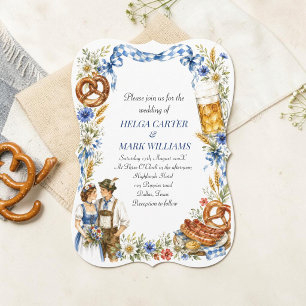 Convites Casamento Alpino Bávaro Oktoberfest Alemão