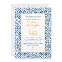 Casamento Amarelo-Azulejo-Mediterrâneo