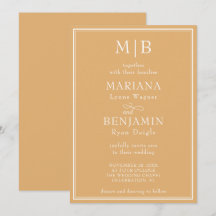 Casamento Amarelo Boho Minimalista Moderno