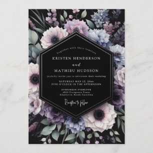 Convites Casamento Amethyst Duskbloom