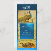 CASAMENTO AMOR PAVÕES MONOGRAMA marrom azul amarel
