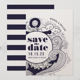 Convites Casamento Âncora Náutica