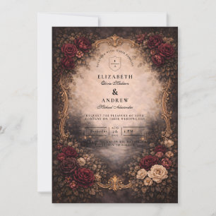 Convites Casamento Antigo Barroco Europeu