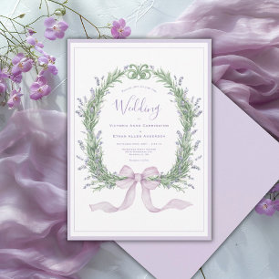 Convites Casamento Antigo Caprichoso Floral Roxo