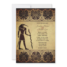 Casamento antigo de Deus egípcio, Quill e Tinta