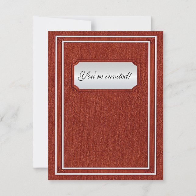 Convites Casamento antigo do livro de cobrir (Frente)