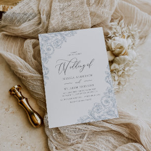 Convites Casamento Antigo Elegante e Deslumbrante