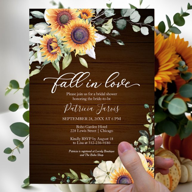 Convites Casamento ao Ar Livre com Vegetação e Girassóis Ch (Criador carregado)