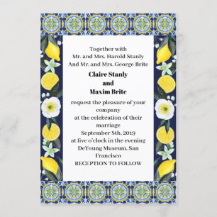 Convites Casamento ao estilo italiano