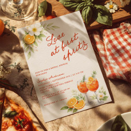 Convites Casamento ao Primeiro Spritz Chás de Noiva