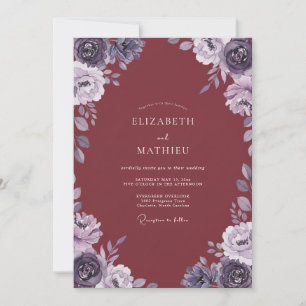 Convites Casamento Aquarela Âmbar Marrom