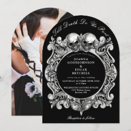 Convites Casamento Arranjado com Capacidades Góticas até à