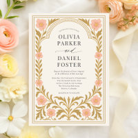 Casamento Art Nouveau Floral Vitoriano